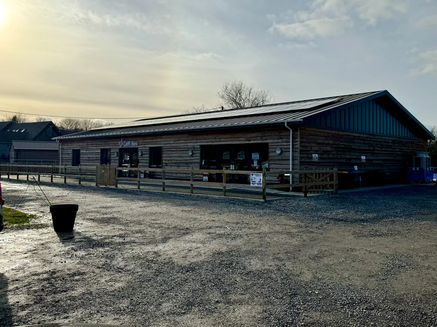Caffi Nini, the on-site cafe at Llys Nini Animal Centre